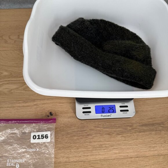 Horny Toad VTG Mohair Wool Folded Brim Cap Hat Size M Gray Green Outdoor Winter - Picture 7 of 8